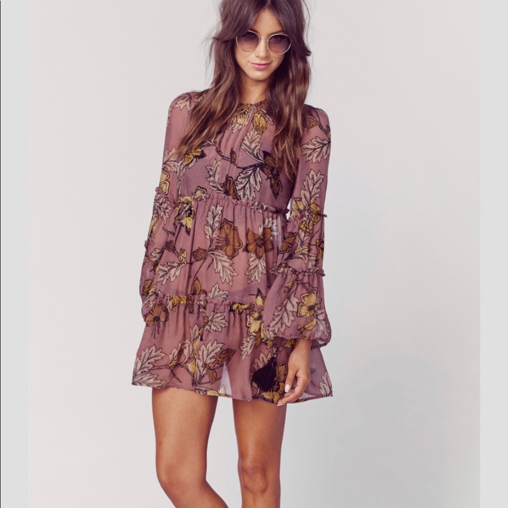 For Love And Lemons 🍋 Mini Boho Dress ... NWT